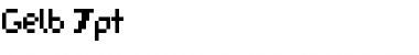 Download Gelb 7pt Font Download Gelb 7pt Font
