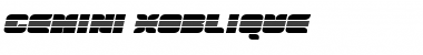 Download Gemini XOblique Font Download Gemini XOblique Font