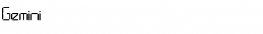 Download Gemini Font Download Gemini Font