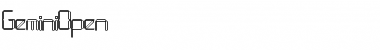 Download GeminiOpen Font Download GeminiOpen Font