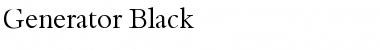 Download Generator Black Font Download Generator Black Font