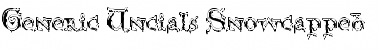 Download Generic Uncials 'Snowcapped' Font Download Generic Uncials 'Snowcapped' Font