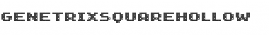 Download GenetrixSquareHollow Font Download GenetrixSquareHollow Font
