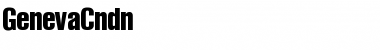 Download GenevaCndn Font Download GenevaCndn Font