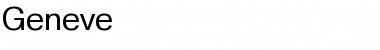 Download Geneve Font Download Geneve Font