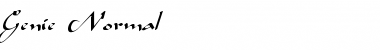 Download Genie Font Download Genie Font