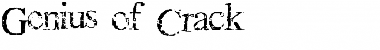 Download Genius of Crack Font Download Genius of Crack Font