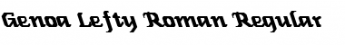 Download Genoa Lefty Roman Regular Font Download Genoa Lefty Roman Regular Font