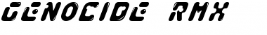 Download GENOCIDE_RMX Font Download GENOCIDE_RMX Font