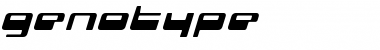 Download genotype Font Download genotype Font