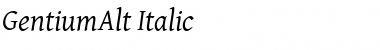 Download GentiumAlt Font Download GentiumAlt Font