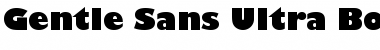 Download Gentle Sans Ultra Bold Font Download Gentle Sans Ultra Bold Font