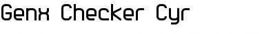Download Genx Checker Cyr Font Download Genx Checker Cyr Font