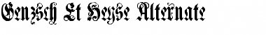 Download Genzsch Et Heyse Alternate Font Download Genzsch Et Heyse Alternate Font