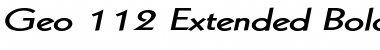 Download Geo 112 Extended Font Download Geo 112 Extended Font