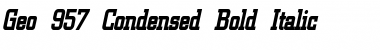 Download Geo 957-Condensed Font Download Geo 957-Condensed Font