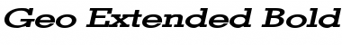 Download Geo Extended Font Download Geo Extended Font