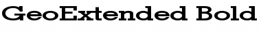 Download GeoExtended Font Download GeoExtended Font