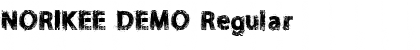 Download NORIKEE DEMO Font Download NORIKEE DEMO Font