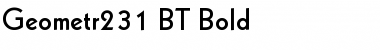Download Geometr231 BT Font Download Geometr231 BT Font