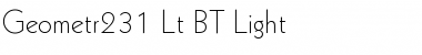 Download Geometr231 Lt BT Font Download Geometr231 Lt BT Font