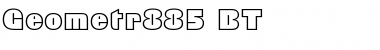 Download Geometr885 BT Font Download Geometr885 BT Font