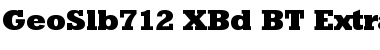 Download GeoSlb712 XBd BT Font Download GeoSlb712 XBd BT Font