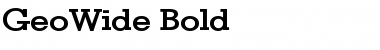 Download GeoWide Font Download GeoWide Font