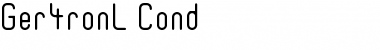 Download Ger4ronL Cond Font Download Ger4ronL Cond Font