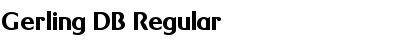 Download Gerling DB Font Download Gerling DB Font