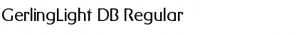 Download GerlingLight DB Font Download GerlingLight DB Font