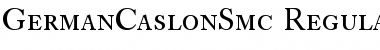 Download GermanCaslonSmc Font Download GermanCaslonSmc Font