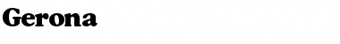 Download Gerona Font Download Gerona Font