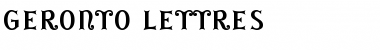 Download GEronto Font Download GEronto Font
