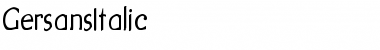 Download Gersans Font Download Gersans Font