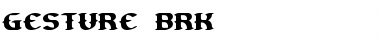 Download Gesture BRK Font Download Gesture BRK Font