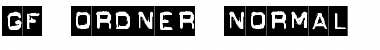 Download GF Ordner Normal Font Download GF Ordner Normal Font