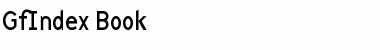 Download GfIndex-Book Font Download GfIndex-Book Font