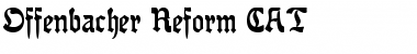 Offenbacher Reform CAT Regular Font