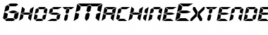 Download GhostMachineExtended Font Download GhostMachineExtended Font