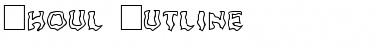 Download Ghoul Outline Font Download Ghoul Outline Font