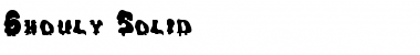 Download Ghouly Solid Font Download Ghouly Solid Font