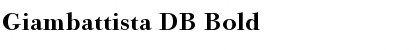 Download Giambattista DB Font Download Giambattista DB Font