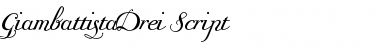 Download GiambattistaDrei Font Download GiambattistaDrei Font