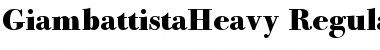 Download GiambattistaHeavy Font Download GiambattistaHeavy Font