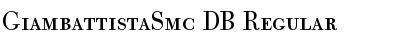 Download GiambattistaSmc DB Font Download GiambattistaSmc DB Font