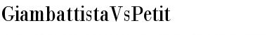 Download GiambattistaVsPetit Font Download GiambattistaVsPetit Font