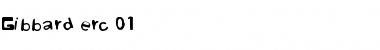 Download Gibbard_erc_01 Font Download Gibbard_erc_01 Font