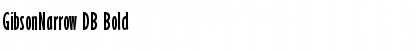 Download GibsonNarrow DB Font Download GibsonNarrow DB Font