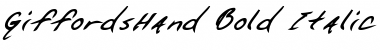 Download GiffordsHand Font Download GiffordsHand Font